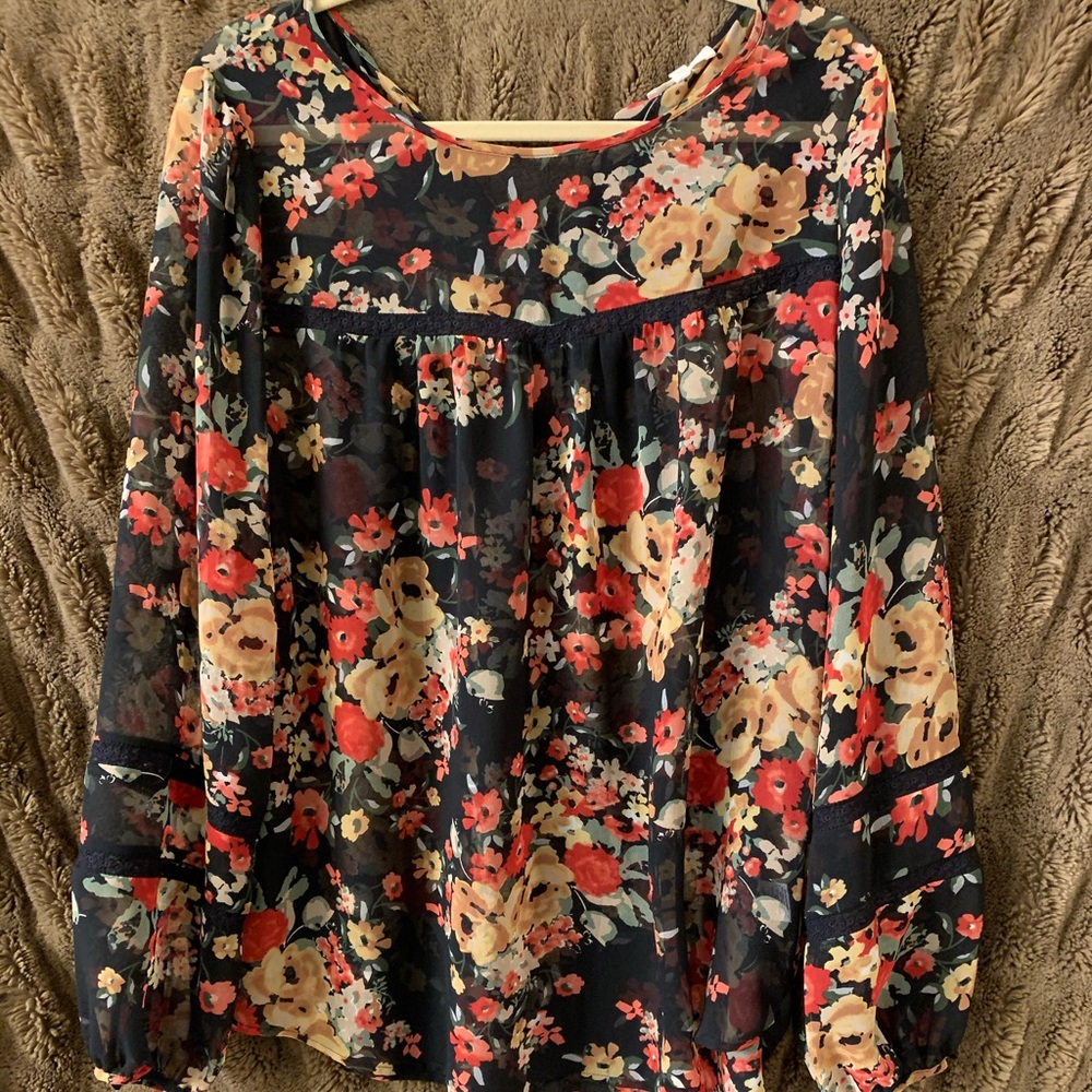 Pleione Floral Blouse